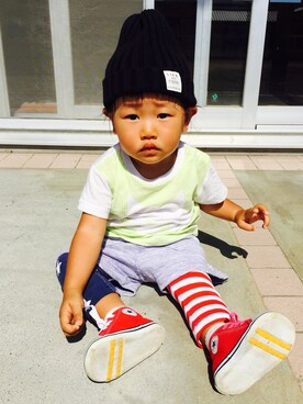 うたさんさん（キッズ・80cm）の秋コーディネート