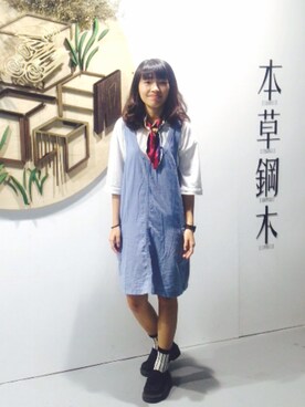 「planet（planet）のアイテム（財布/小物）」を使った、13🦕さん（レディース・157cm）の夏コーディネート