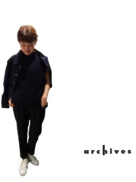 「archives（アルシーヴ）のアイテム（デニムジャケット）」を使った、archivesさん（レディース・158cm）の秋コーディネート