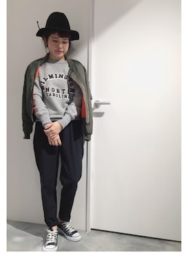 「archives（アルシーヴ）のアイテム（ジャケット/アウター）」を使った、archivesさん（レディース・160cm）の秋コーディネート