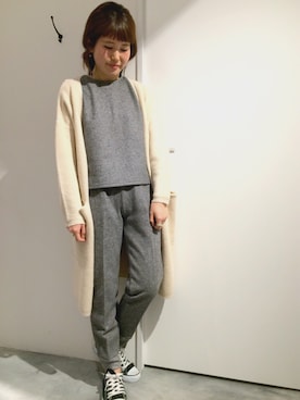 「archives（アルシーヴ）のアイテム（オールインワン・サロペット）」を使った、archivesさん（レディース・158cm）の秋コーディネート