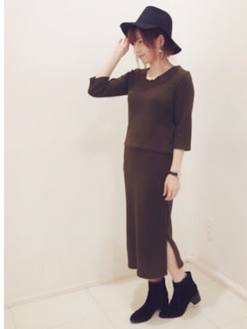 archivesさん（レディース・158cm）の秋コーディネート