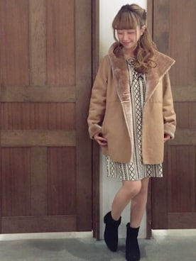 「archives（アルシーヴ）のアイテム（その他アウター）」を使った、archivesさん（レディース・153cm）の秋コーディネート