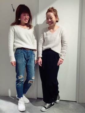 「双子コーデ」｜archivesさん（レディース・158cm）の冬コーディネート