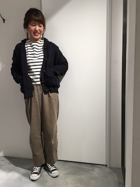 「おじコーデ」｜archivesさん（レディース・158cm）の冬コーディネート