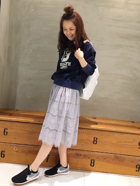 「スエット」｜archivesさん（レディース・155cm）の冬コーディネート