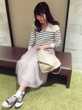 「white」｜archivesさん（レディース・170cm）の冬コーディネート
