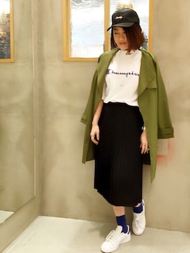 「archives（アルシーヴ）のアイテム（その他アウター）」を使った、archivesさん（レディース・162cm）の冬コーディネート