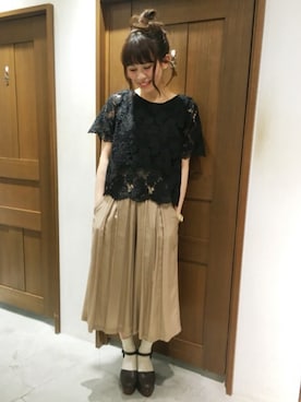 「スカーチョ」｜archivesさん（レディース・161cm）の春コーディネート