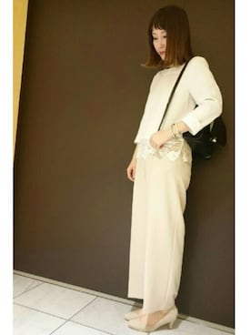 「archives（アルシーヴ）のアイテム（その他）」を使った、archivesさん（レディース・160cm）の春コーディネート