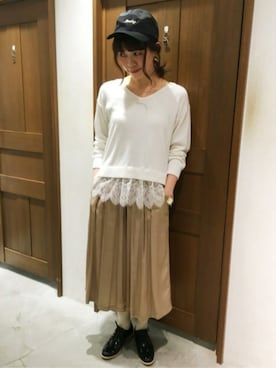 「スカーチョ」｜archivesさん（レディース・163cm）の春コーディネート