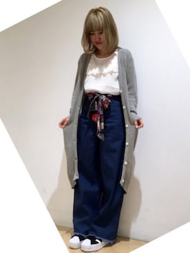 「archives（アルシーヴ）のアイテム」を使った、archivesさん（レディース・156cm）の春コーディネート