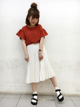 「suicoke（スイコック）のアイテム」を使った、archivesさん（レディース・154cm）の春コーディネート