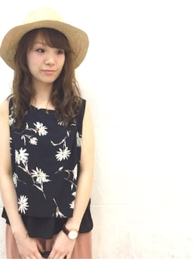 「archives（アルシーヴ）のアイテム（その他）」を使った、archivesさん（レディース・154cm）の春コーディネート