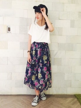 「マキシスカート」｜archivesさん（レディース・170cm）の春コーディネート