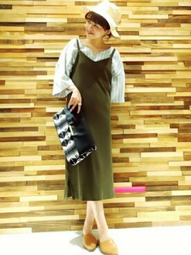 「キャミソールワンピ」｜archivesさん（レディース・154cm）の春コーディネート