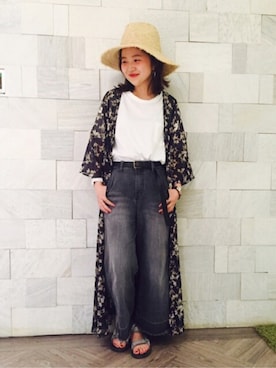 「カットオフデニム」｜archivesさん（レディース・150cm）の春コーディネート