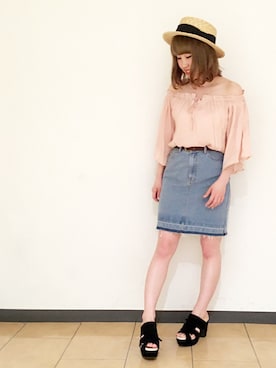 「カットオフ」｜archivesさん（レディース・156cm）の夏コーディネート