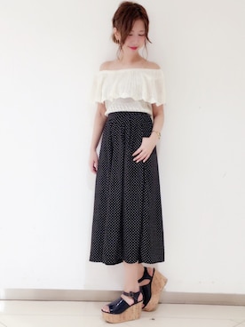 「スカーチョ」｜archivesさん（レディース・162cm）の夏コーディネート