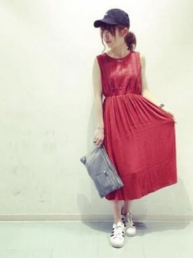 「Lee（リー）のアイテム（バッグ）」を使った、archivesさん（レディース・160cm）の夏コーディネート