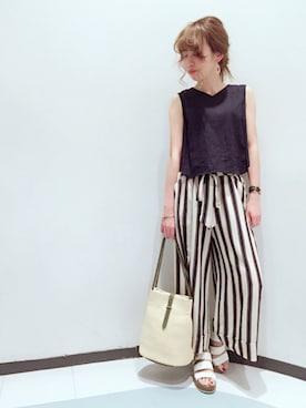 「アルシーヴ(archives)」｜archivesさん（レディース・160cm）の夏コーディネート