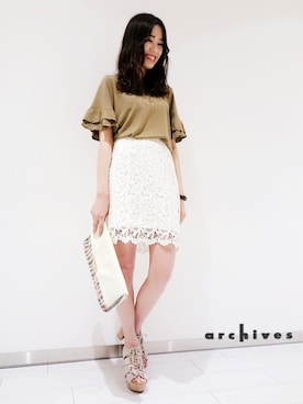 archivesさん（レディース・160cm）の夏コーディネート