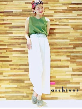archivesさん（レディース・154cm）の夏コーディネート