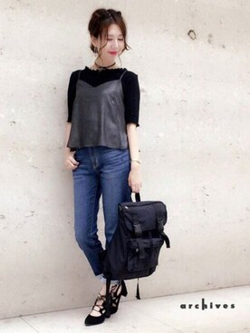 archivesさん（レディース・162cm）の夏コーディネート