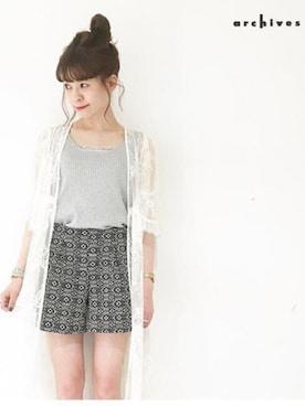 archivesさん（レディース・162cm）の夏コーディネート