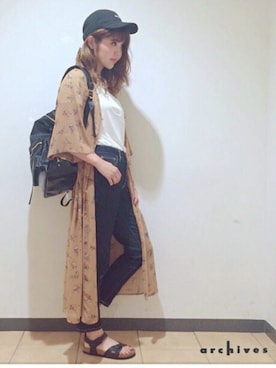 「7月WEAR夏のサンダル祭り」｜archivesさん（レディース・160cm）の夏コーディネート