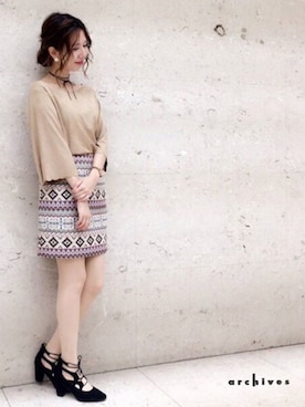 archivesさん（レディース・162cm）の夏コーディネート