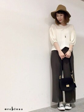 archivesさん（レディース・163cm）の夏コーディネート