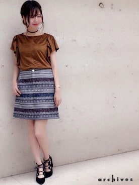 archivesさん（レディース・162cm）の夏コーディネート
