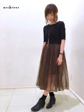 archivesさん(レディース・160cm)の夏コーディネート