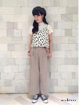 archivesさん（レディース・170cm）の夏コーディネート