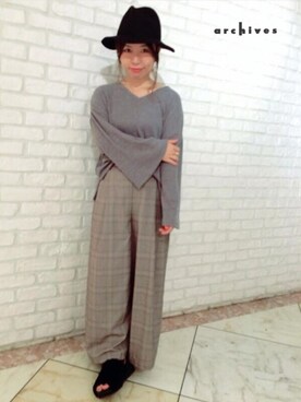 archivesさん（レディース・154cm）の夏コーディネート