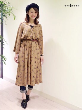 archivesさん（レディース・161cm）の秋コーディネート