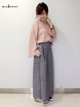 archivesさん（レディース・154cm）の秋コーディネート