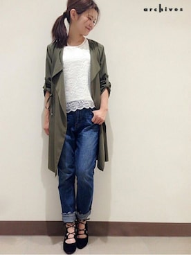 archivesさん（レディース・153cm）の秋コーディネート