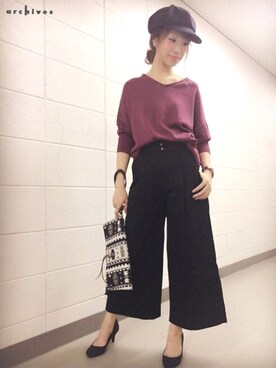 archivesさん（レディース・154cm）の秋コーディネート