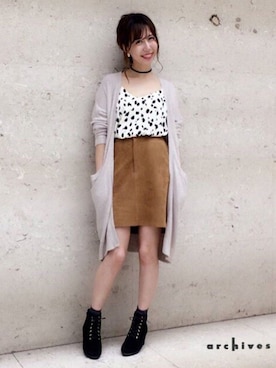 archivesさん（レディース・162cm）の秋コーディネート