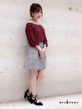 archivesさん（レディース・162cm）の秋コーディネート