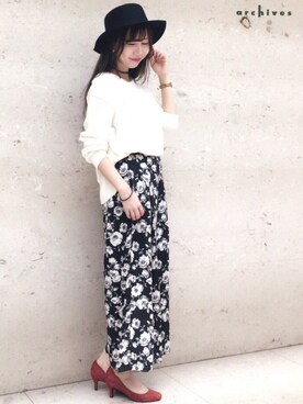 archivesさん（レディース・162cm）の秋コーディネート