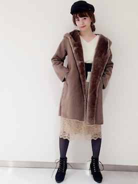 「archives（アルシーヴ）のアイテム（ブーツ）」を使った、archivesさん（レディース・162cm）の秋コーディネート