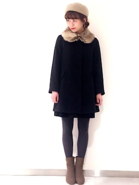「archives（アルシーヴ）のアイテム（その他アウター）」を使った、archivesさん（レディース・162cm）の秋コーディネート