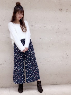「archives（アルシーヴ）のアイテム（ブーツ）」を使った、archivesさん（レディース・161cm）の秋コーディネート