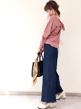 「バックリボン」｜archivesさん（レディース・162cm）の秋コーディネート
