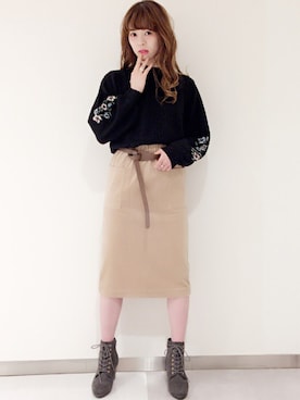 archivesさん（レディース・158cm）の冬コーディネート