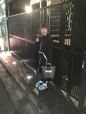 「MAGIC STICK（マジックスティック）のアイテム（ジャケット/アウター）」を使った、MAIKOさん（レディース・162cm）の冬コーディネート