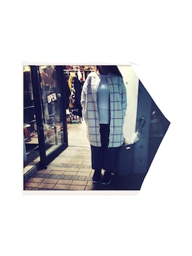 「3.1 Phillip Lim（スリーワンフィリップリム）のアイテム（ダウンジャケット/コート、ホワイト系）」を使った、MAIKOさん（レディース・162cm）の秋コーディネート